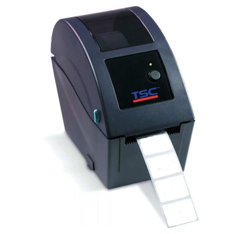 Image of a 2 inch desktop label printer making professional quality custom labels