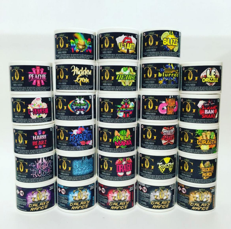 stacks of colourful labels on rolls