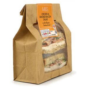Image of a colour label printer printing labels with a box for food production businesses
