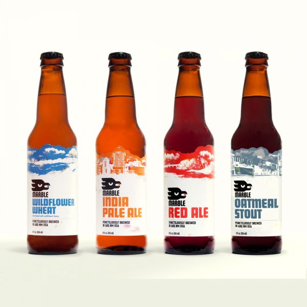 example beer labels on beer bottles