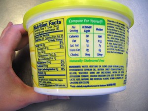 Image of food allergen labels being used in direct sale of food