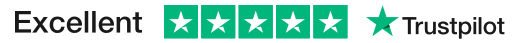 Trustpilot rating - 5 star