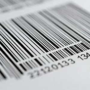 Image of an example of barcode details such as bars